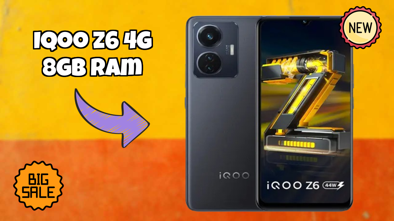IQOO Z6 4G 8GB RAM Display Size: 6.44 Inches (16.36 Cm) Screen Review