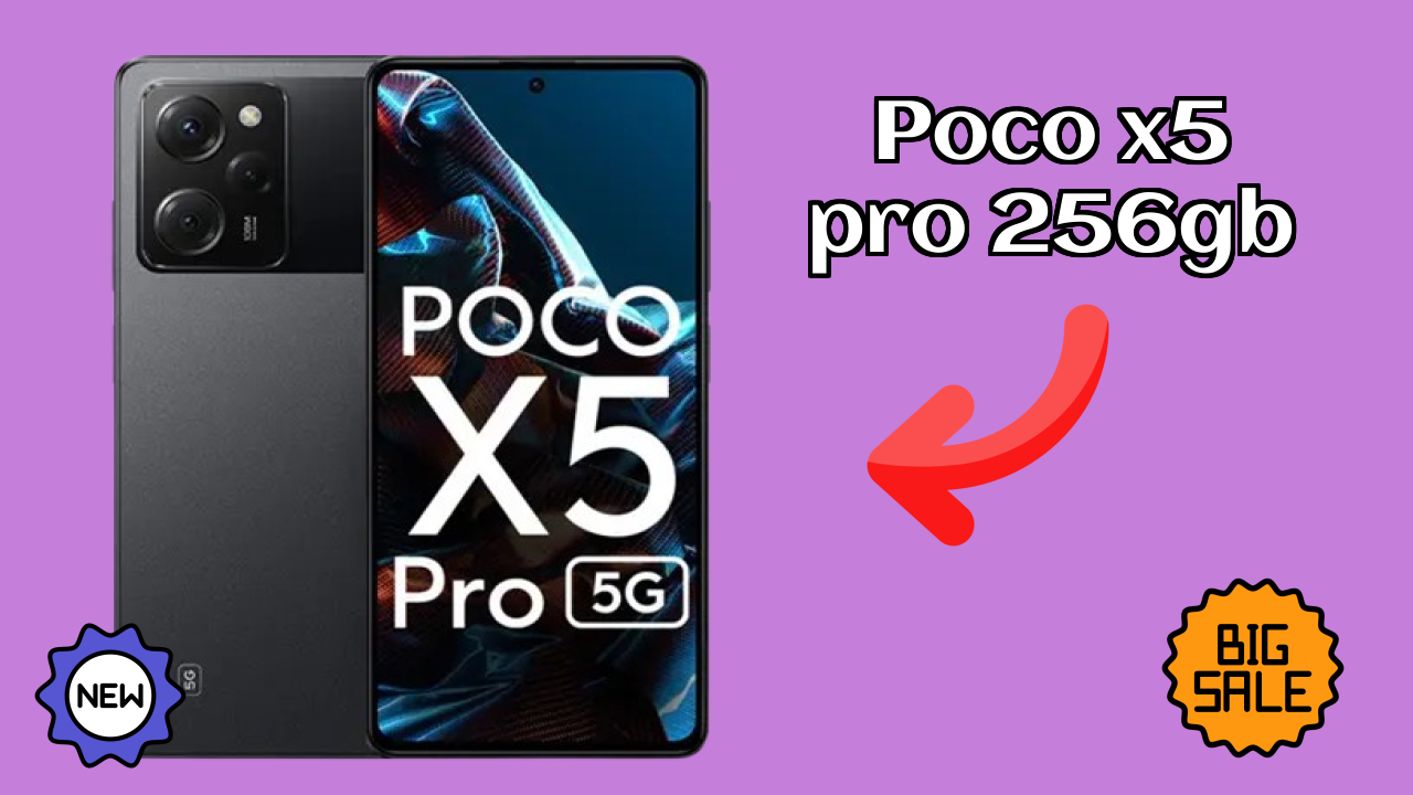 POCO X5 Pro 256GB Display Size: 6.67 Inches (16.94 Cm) Screen Quality