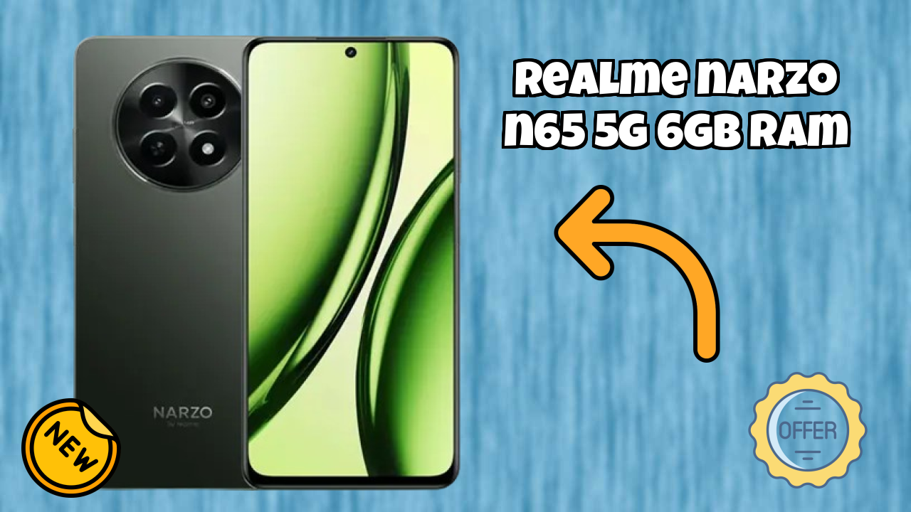 Realme Narzo N65 5G 6GB RAM Display Analysis: 6.67 Inches (16.94 Cm) Quality