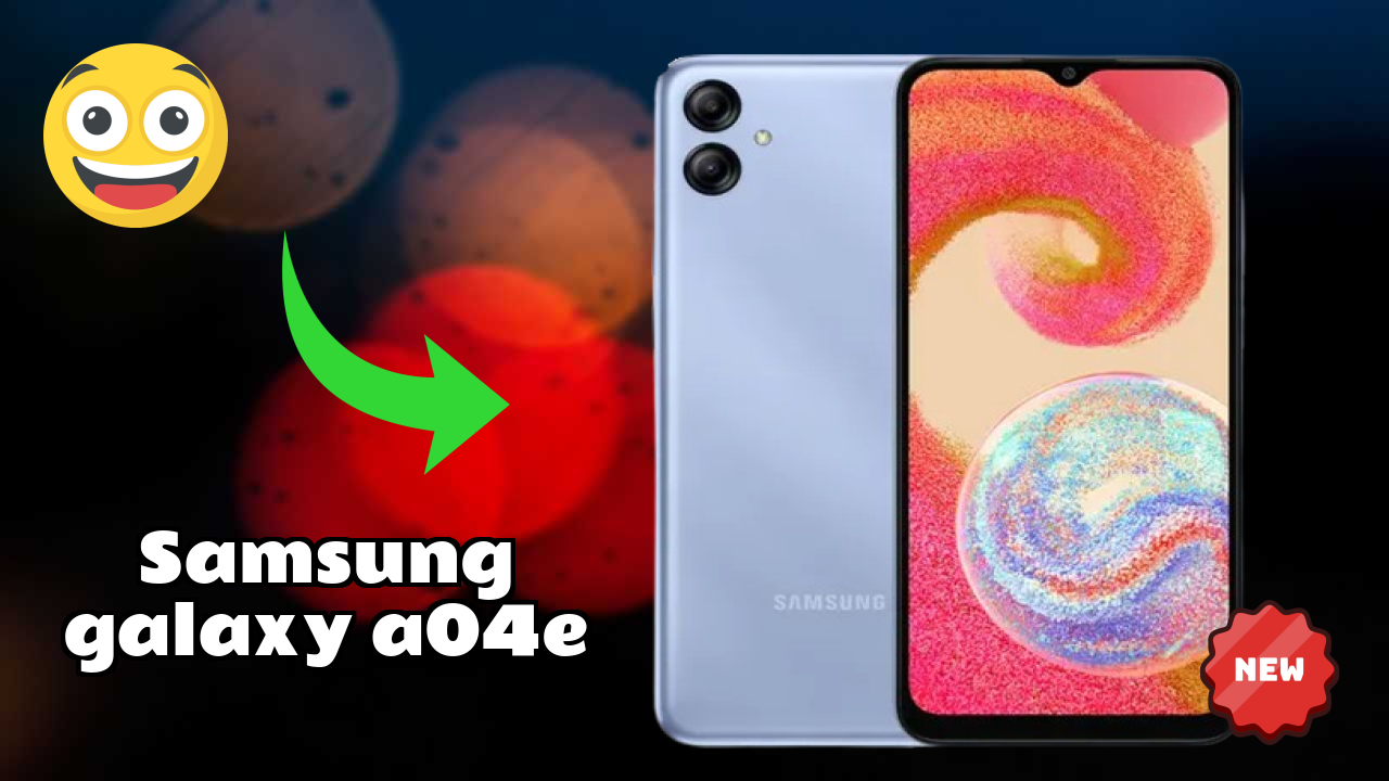 Samsung Galaxy A04e Display Technology: 6.5 Inches (16.51 Cm) Screen